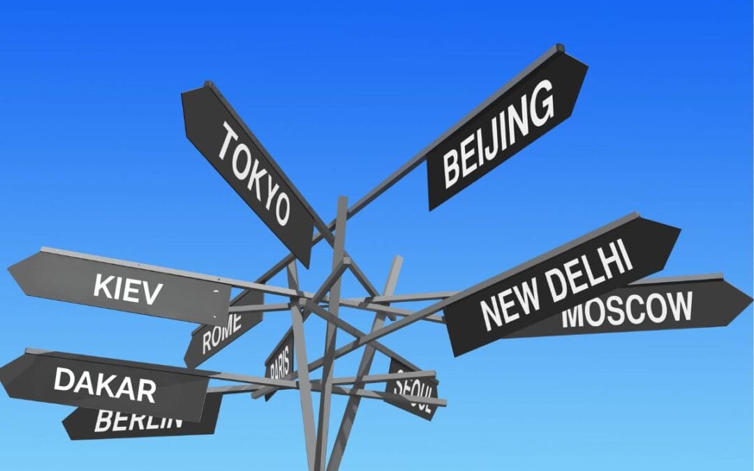 Tokyo, Beijing, New Delhi, Dakar, destinations internationales, langues orientales